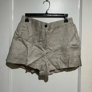 J. Crew Light Brown Linen Shorts